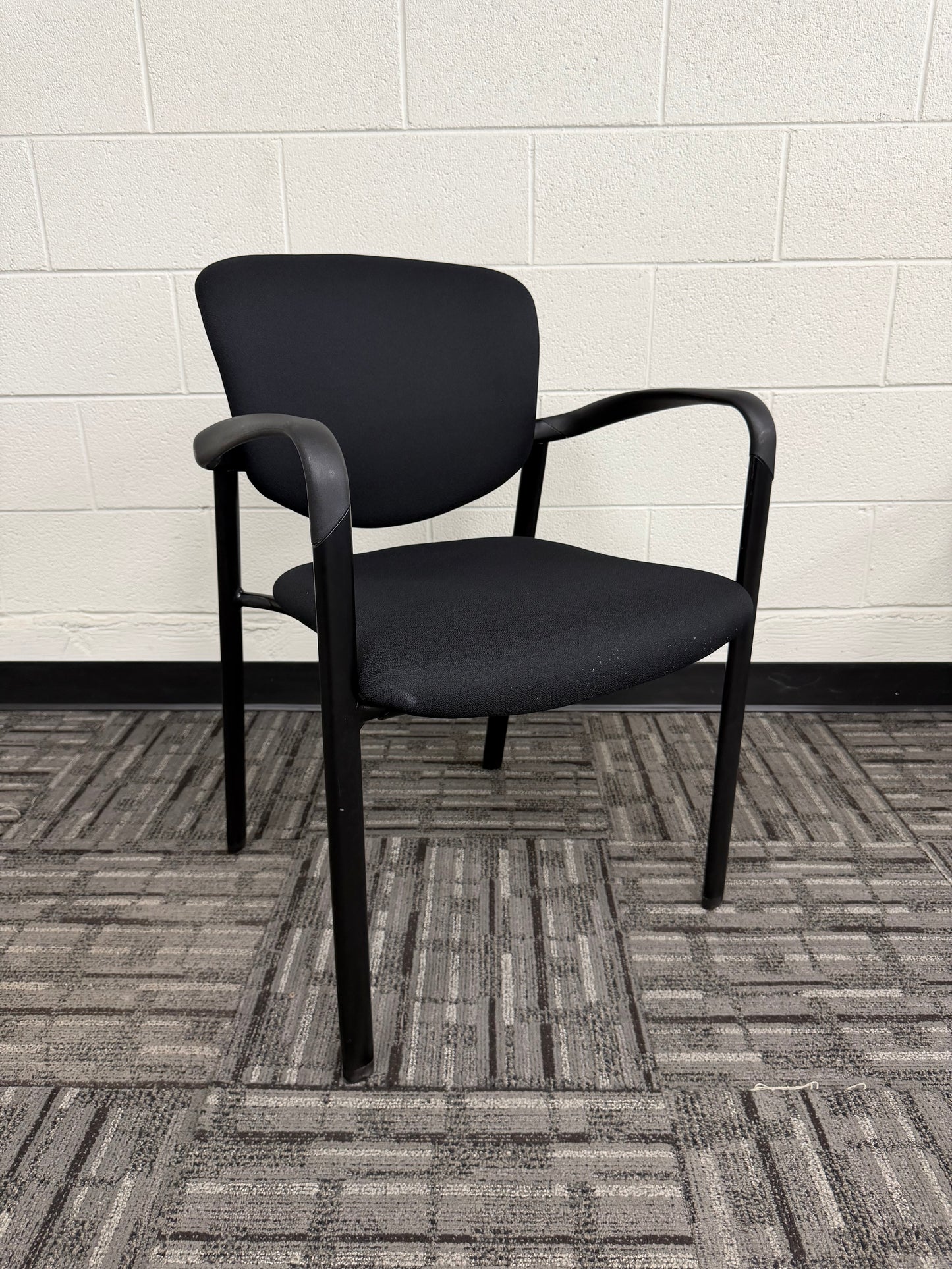 Haworth Improv Stacking Guest Chair – Black - 10 available