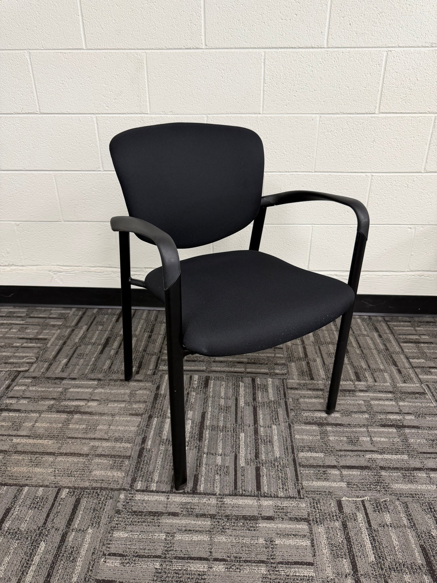 Haworth Improv Stacking Guest Chair – Black - 10 available