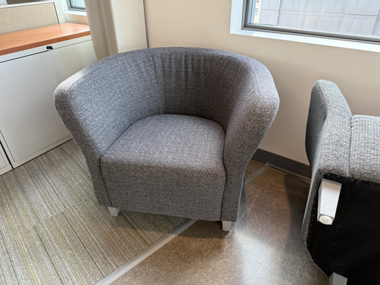 HON Flock Round Chair – Grey