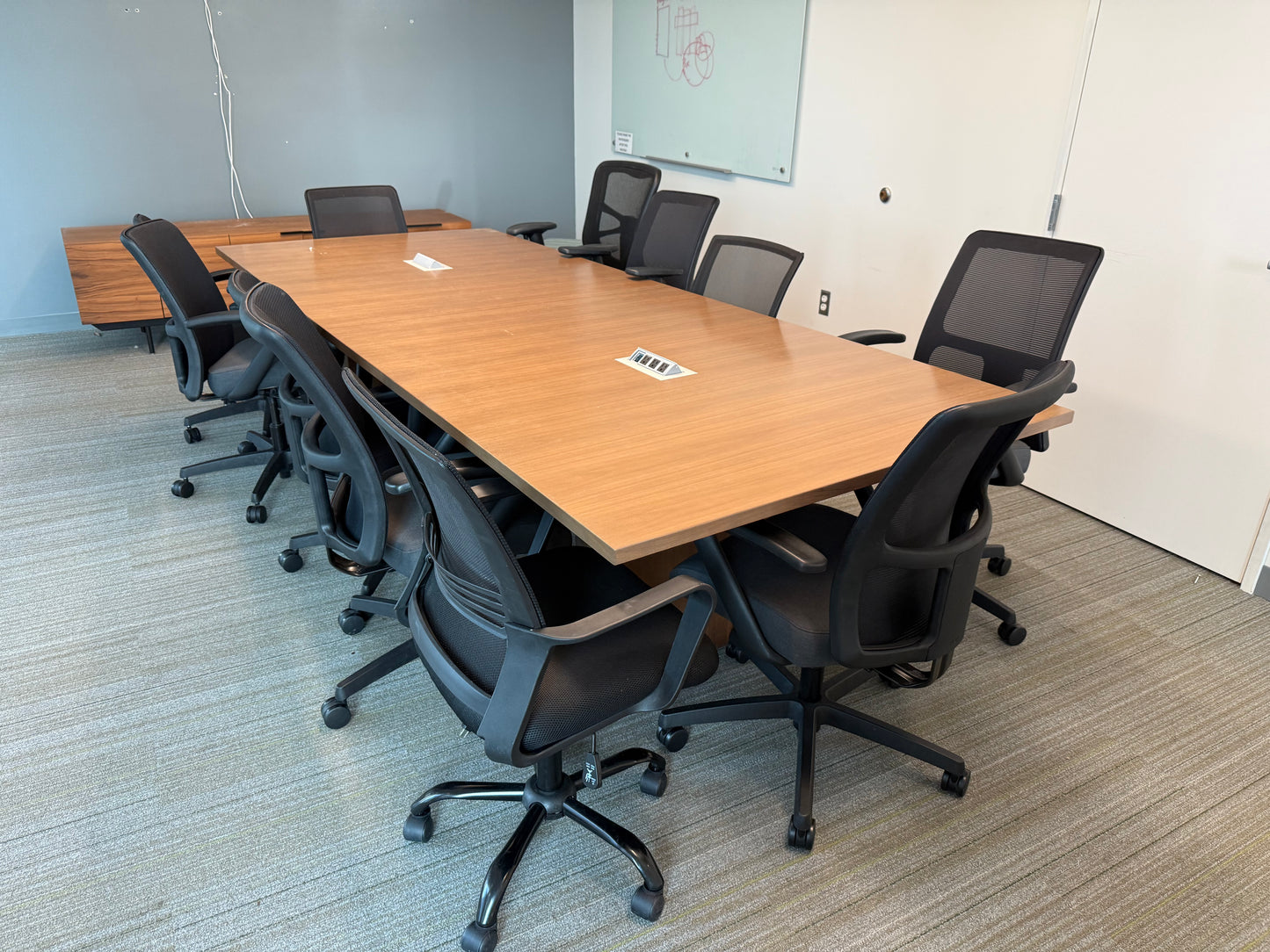 Hon 10x4' Conference Table w/ Power modules