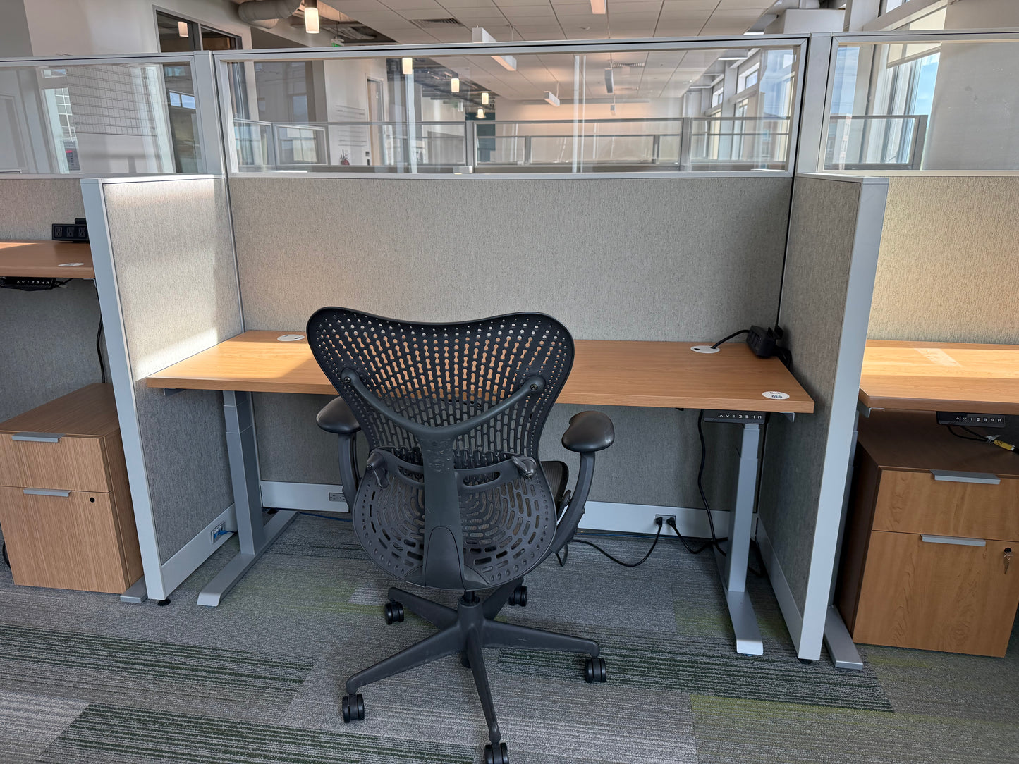 Hon Workstations w/ Electric Adjustable Desk 70+ Available