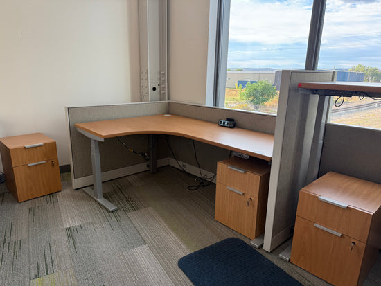 Hon Workstations w/ Electric Adjustable Desk 70+ Available