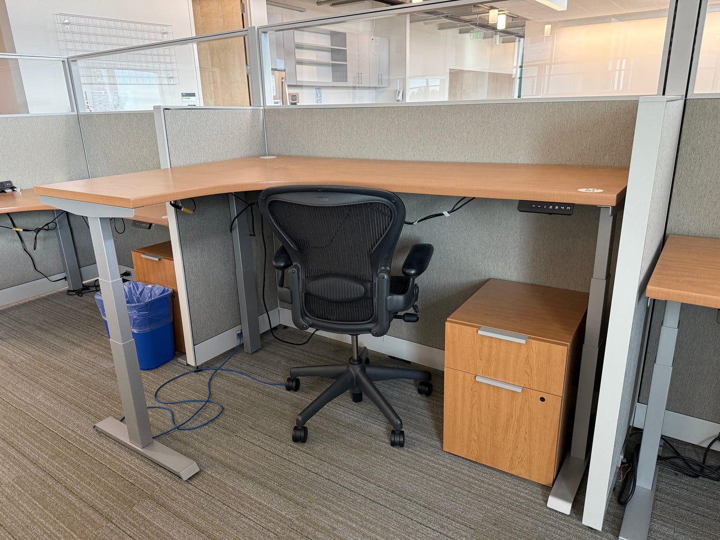 Hon Workstations w/ Electric Adjustable Desk 70+ Available