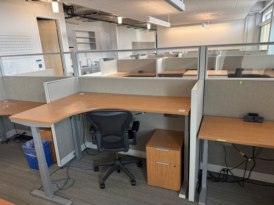 Hon Workstations w/ Electric Adjustable Desk 70+ Available