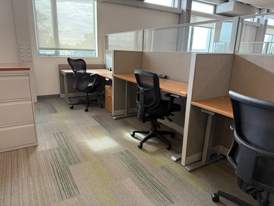 Hon Workstations w/ Electric Adjustable Desk 70+ Available