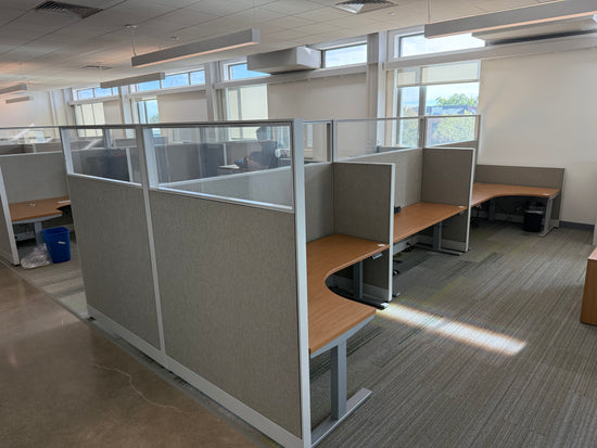 Hon Workstations w/ Electric Adjustable Desk 70+ Available