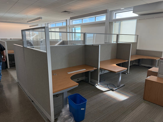 Hon Workstations w/ Electric Adjustable Desk 70+ Available