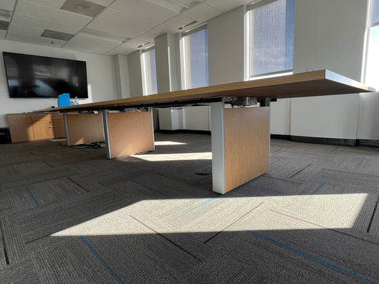 13' teknion conference table