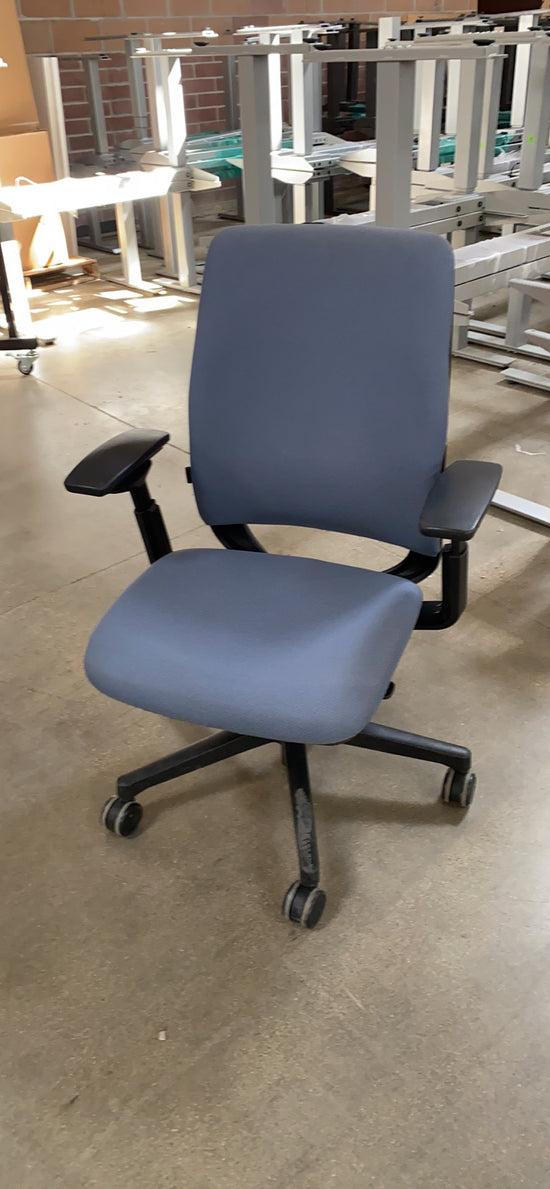 Steelcase Amia chair in light blue